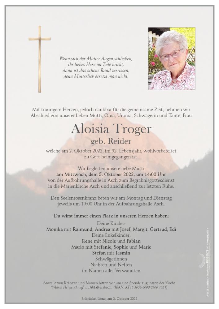 Aloisia Troger
